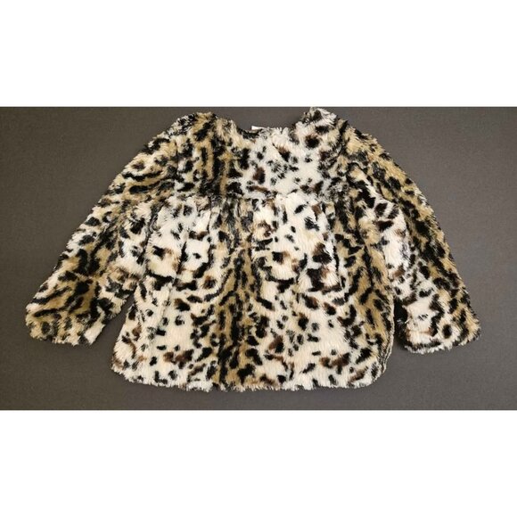 Piper Baby Leopard Print Faux Fur Coat – Girls Size11 months - Picture 4 of 5